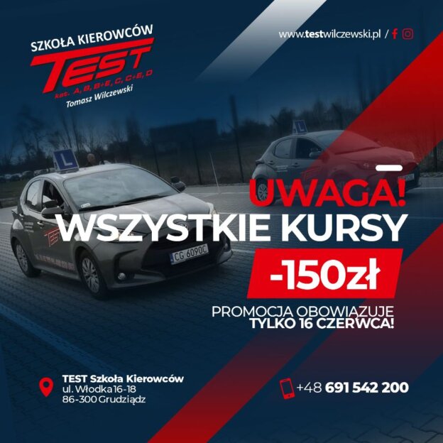 promocja nauka jazdy grudziadz