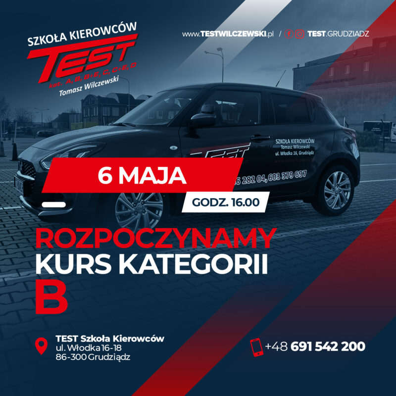 nauka jazdy w grudziadzu a b