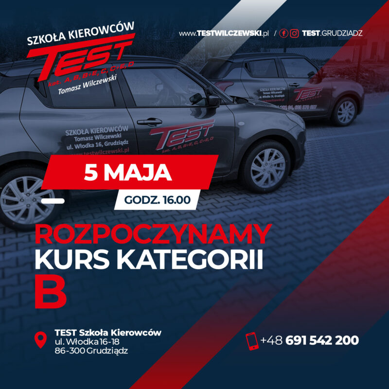 nauka jazdy grudziadz kat b